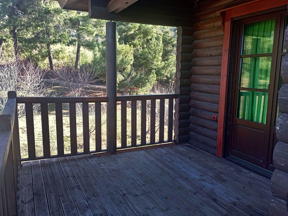 Große private Verandas, um die Aussicht zu genießen